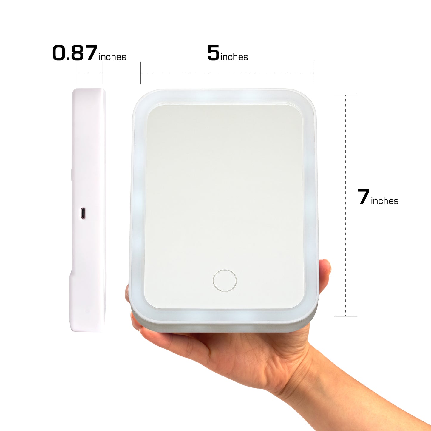 Red By Kiss Led Table Mirror