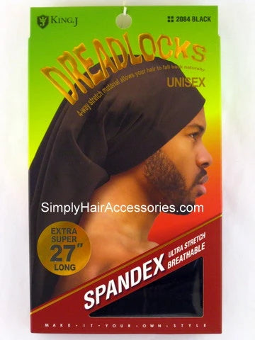 King.J Extra Super Long 27" Spandex Cap For Dreadlocks