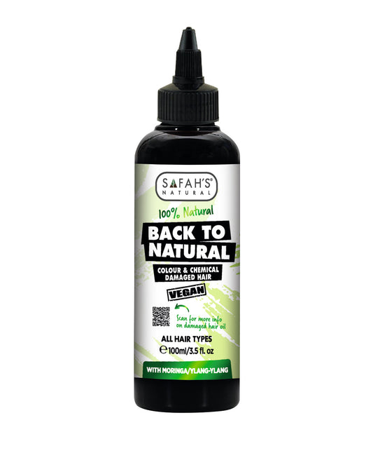 Safahs natural Back To Natural Damaged Hair Treatment Oil 100ml