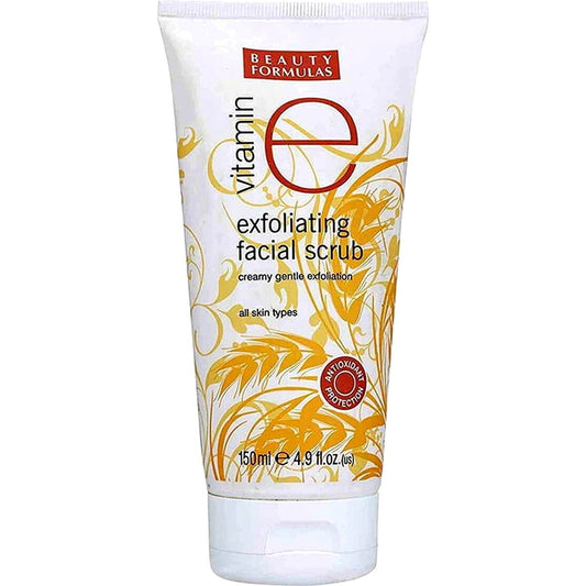 Beauty Formulas Vitamin E Exfoliating Facial Scrub 150ml