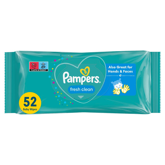 Pampers Fresh Clean Baby 52 Wet Wipes