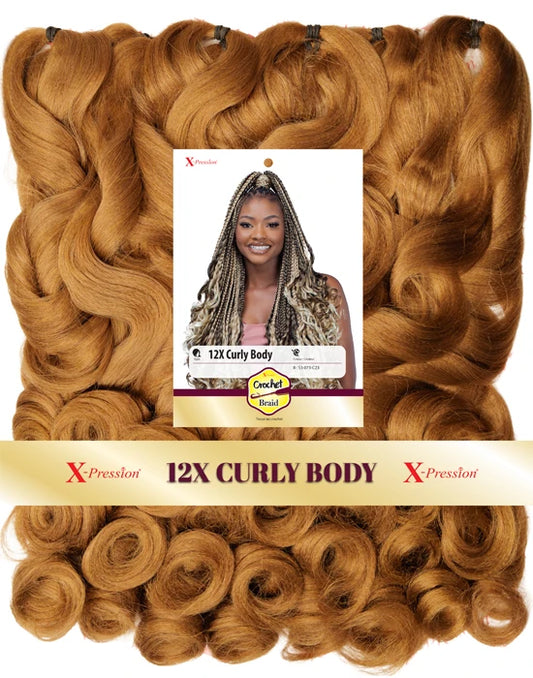 X-Pression 12x Curly Body 54"