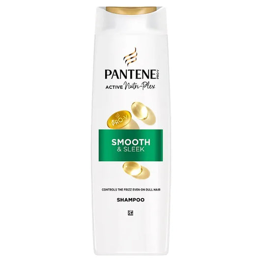 Pantene Smooth & Sleek Shampoo, 325ml