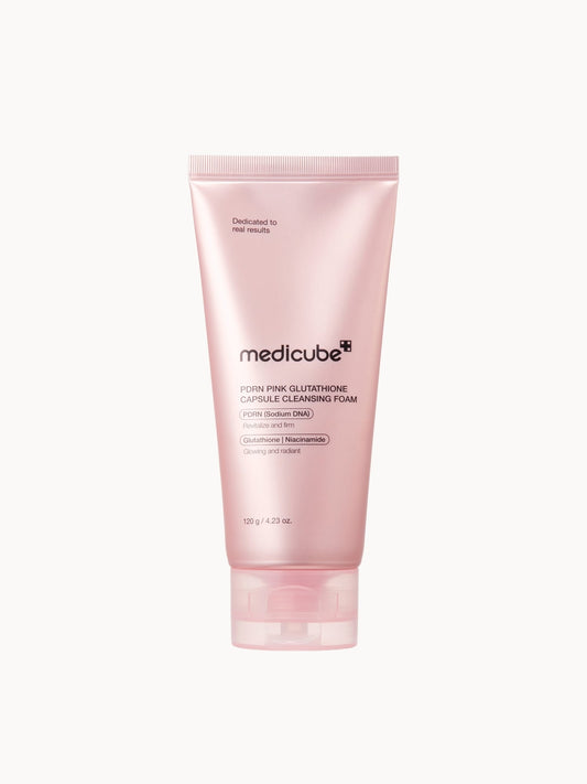 Medicube PDRN Pink Glutathione Capsule Cleansing Foam 120g tube