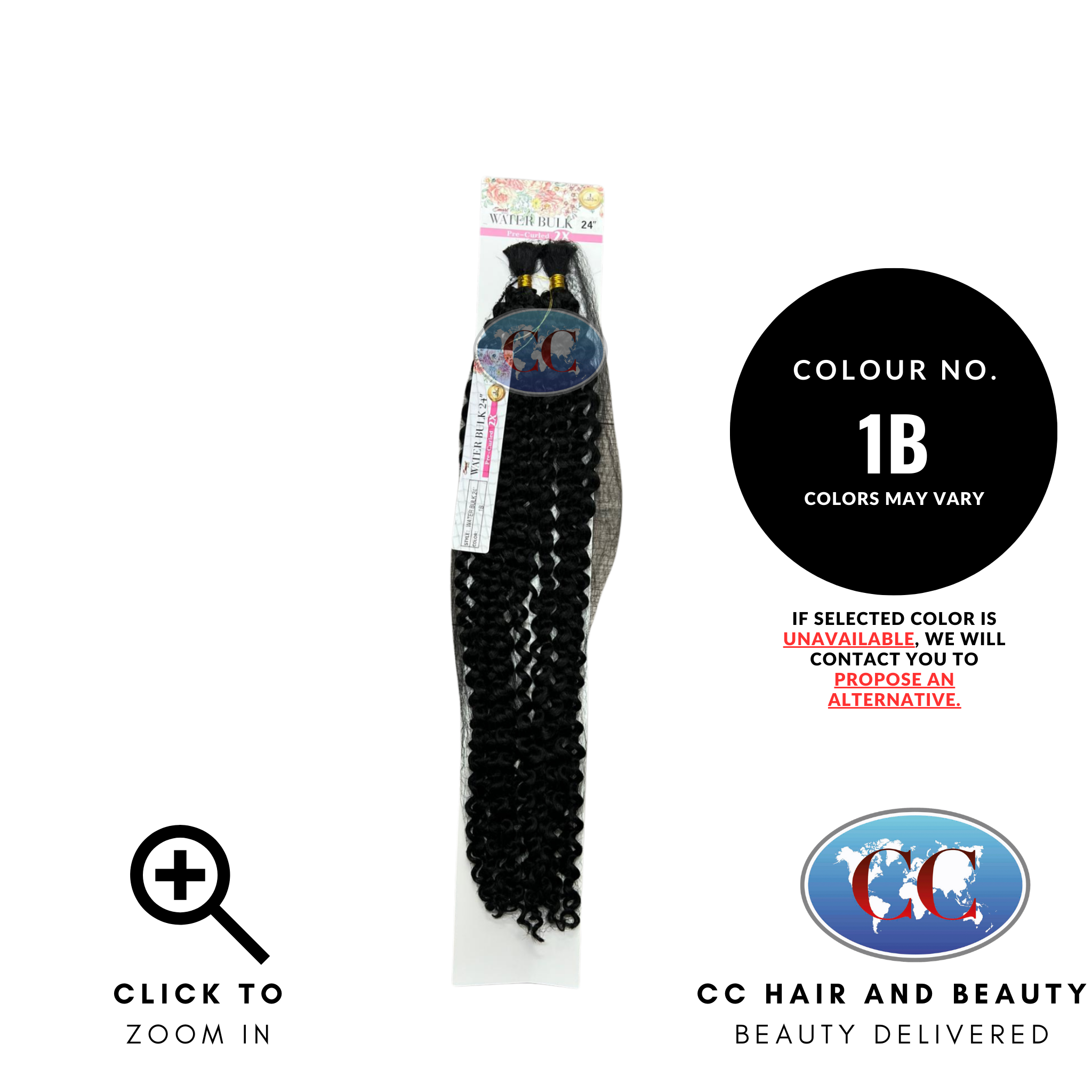 Smart Braid Pre-Curled - Water Bulk 24"