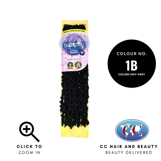 Jazzy Hair Braid Butterfly Lox 18" Double Value Pack