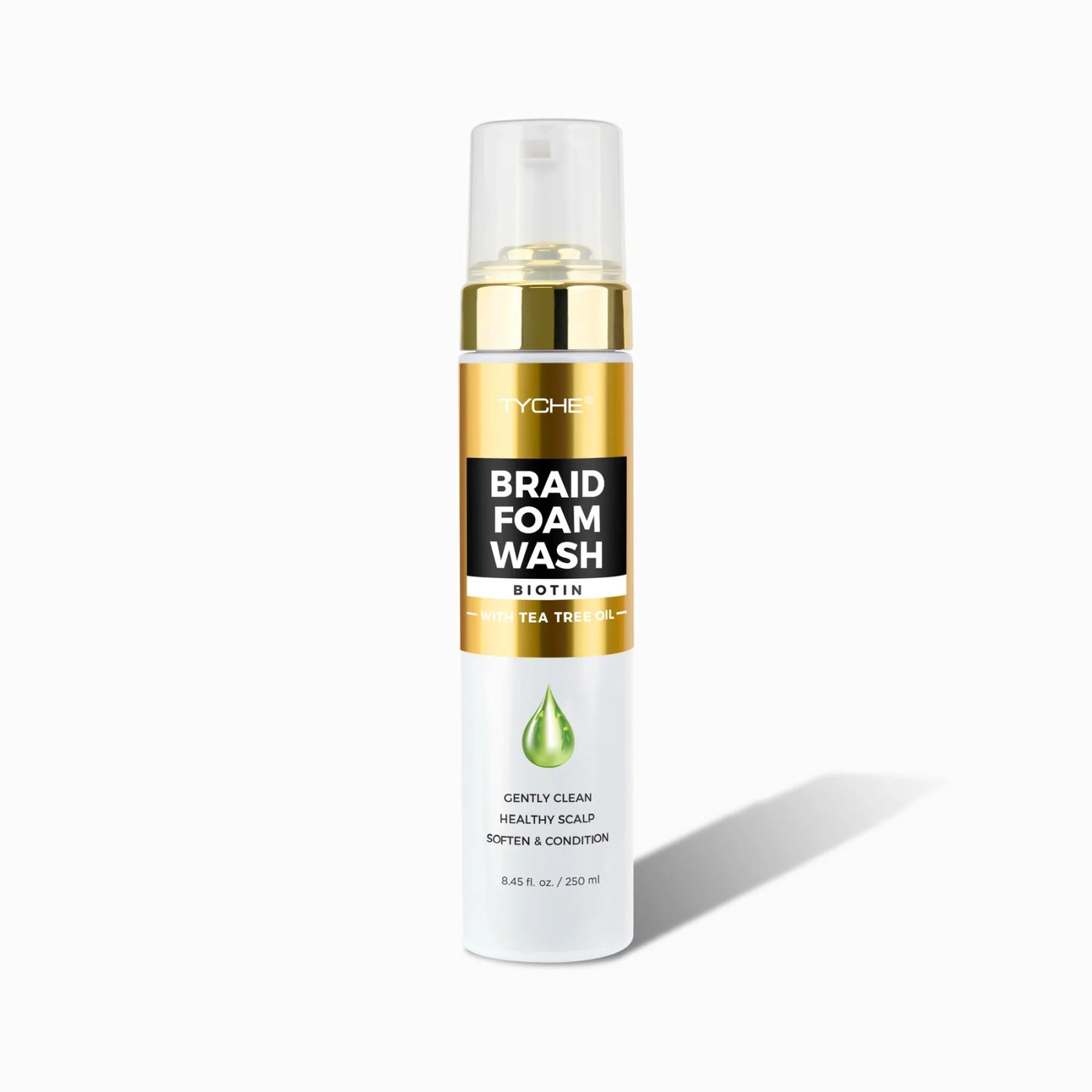 TYCHE Braid Foam Wash with Biotin & Tea Tree Oil 8.45 oz