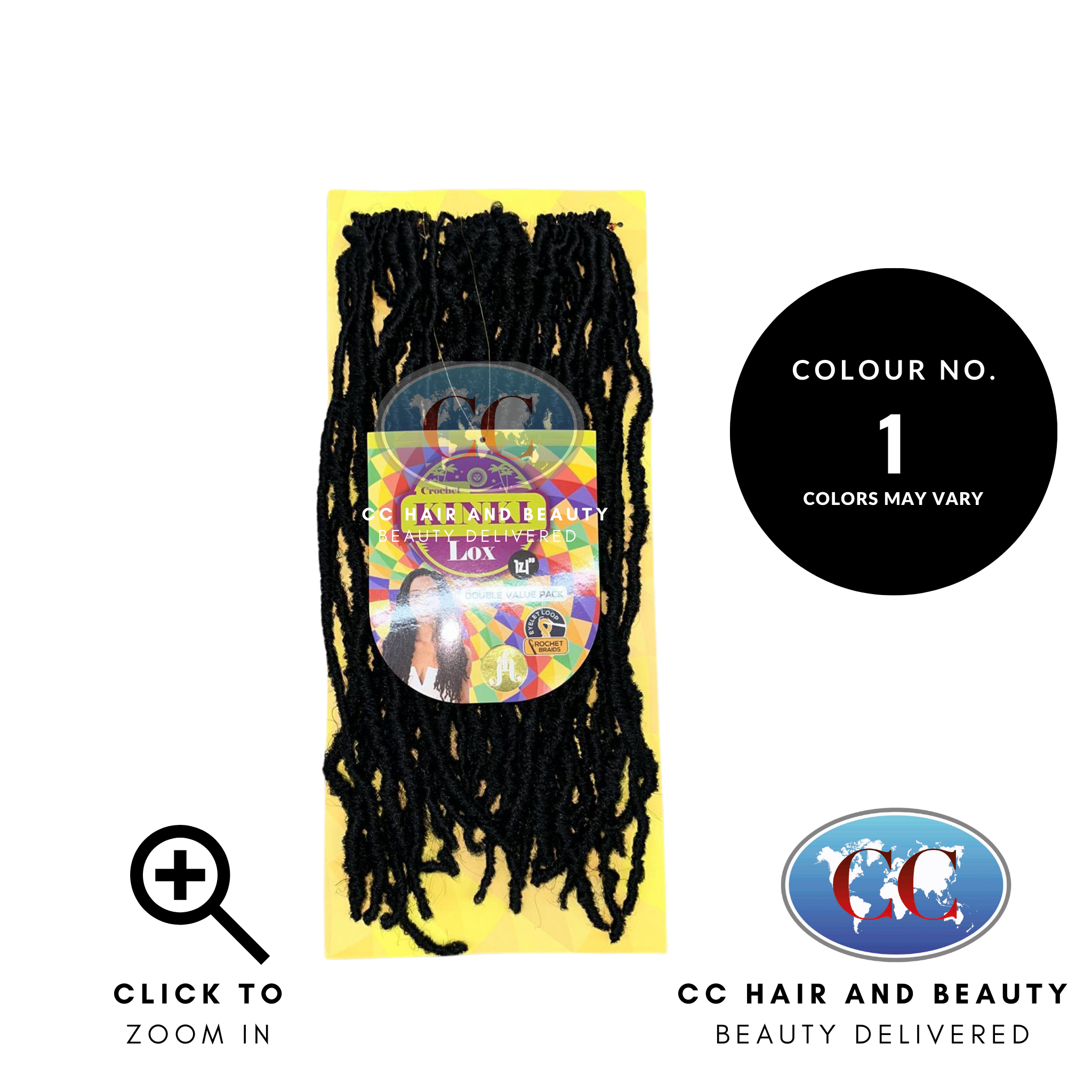 Jazzy Hair Crochet Braid Kinki Lox 14 & 18"