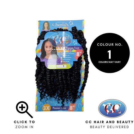 Cherish Synthetic Junior Kids Crochet Braid Hair - Passion Twist 8''