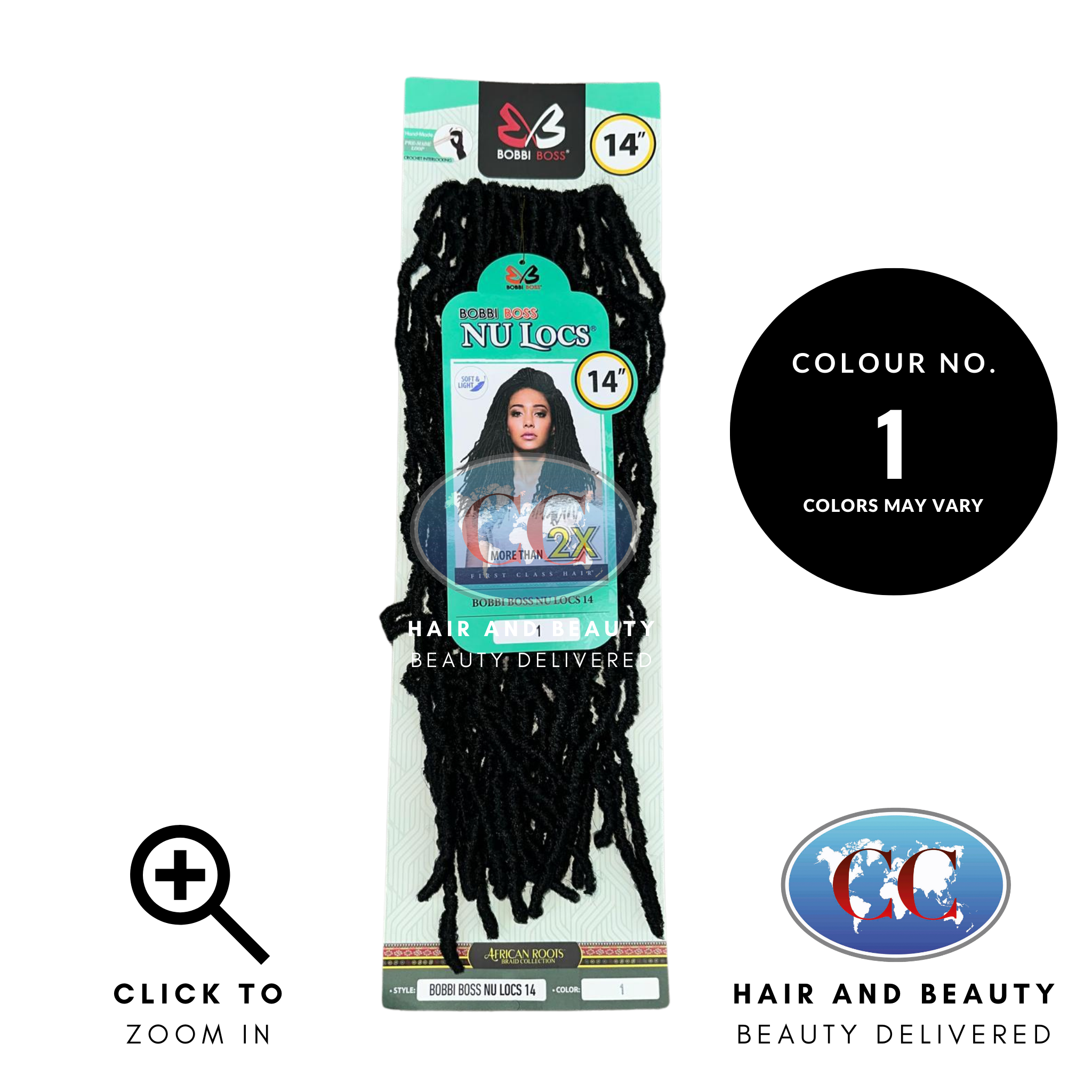 Bobbi Boss Crochet Braid - 2X Nu Locs 14"