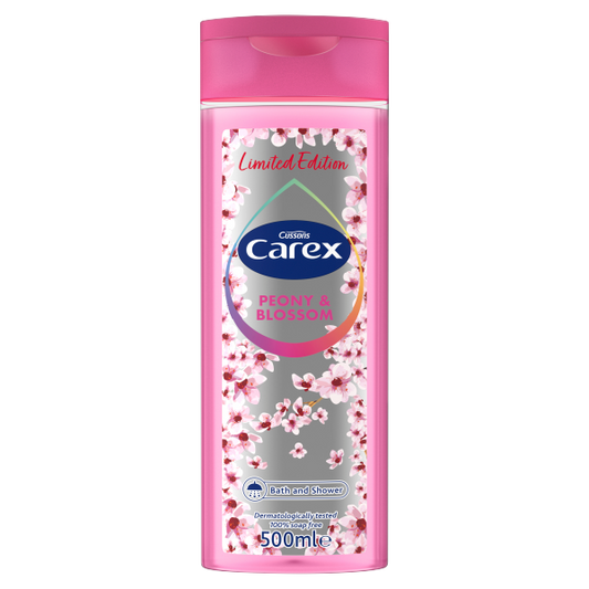 Cussons Carex Limited Edition Peony & Blossom Bath and Shower 500ml