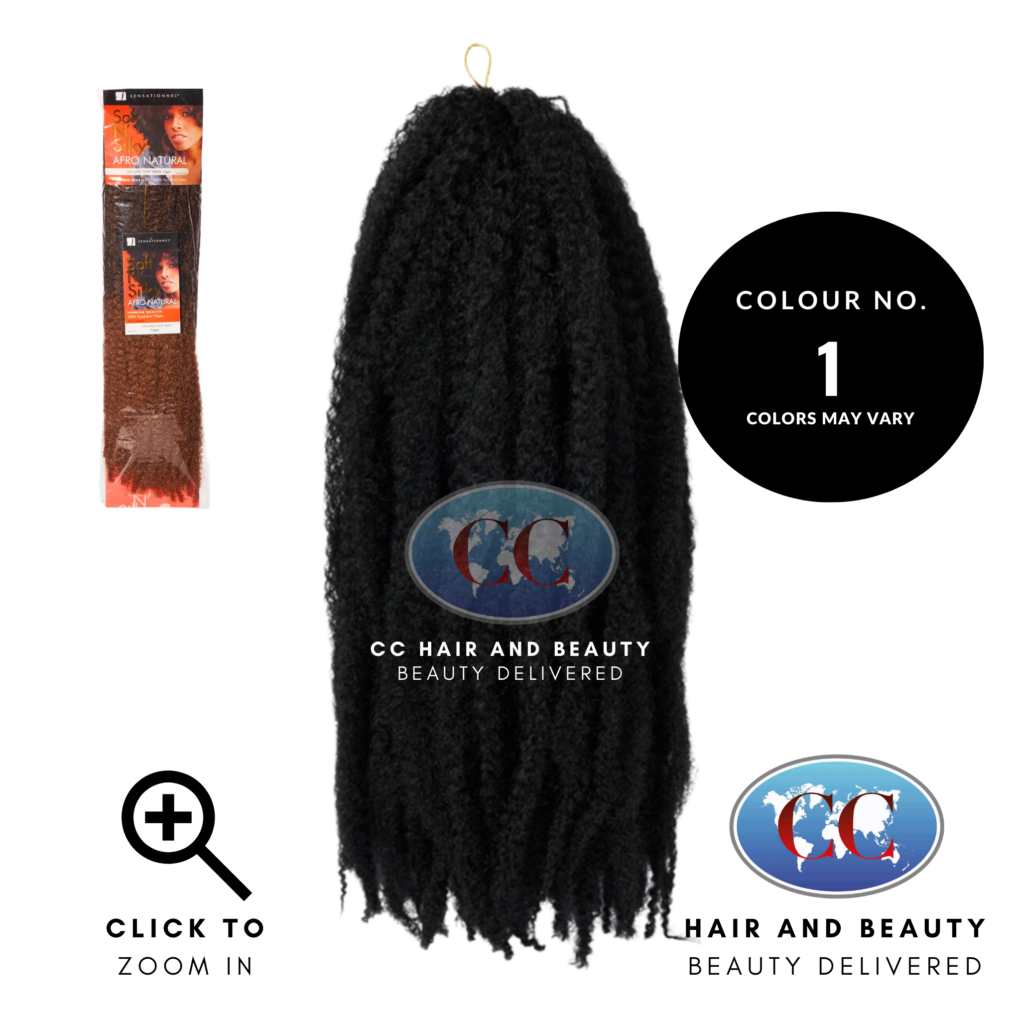 Soft N Silky Afro Natural Twist Braid-Colour 1