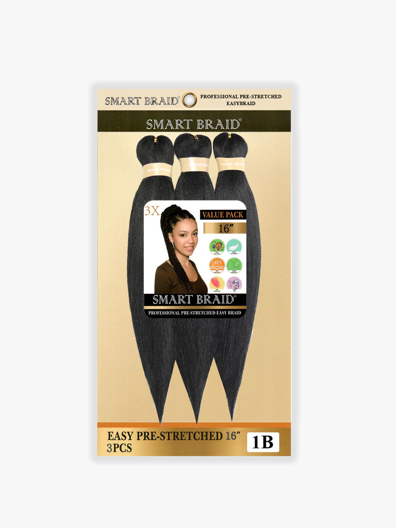 Smart Braid Professional Pre-stretched Braid 3 X  16" Value Pack