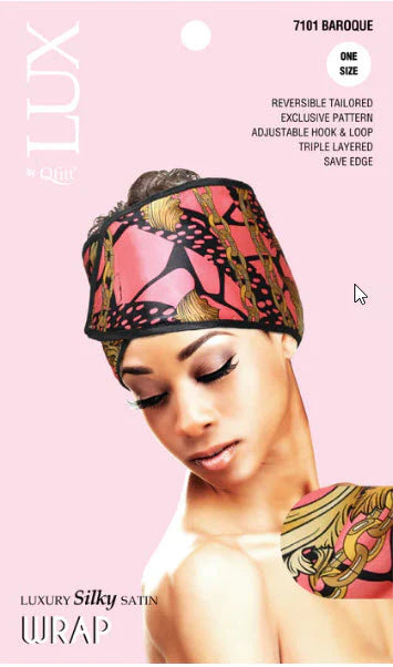 Satin Mesh Hair Wrap By LUX