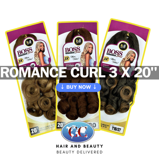 Bobbi Boss Braid PF Romance Curl 20" x 3 Bundles