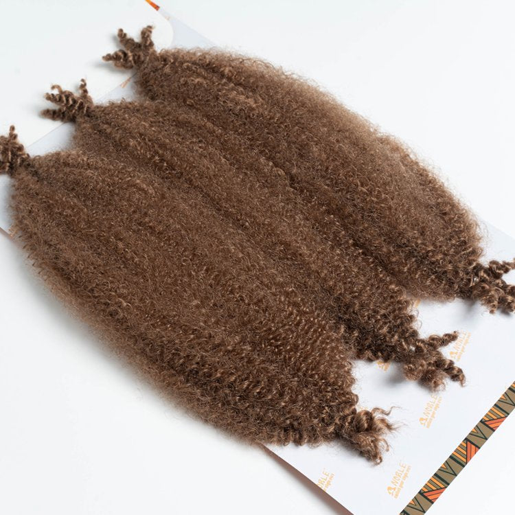 Sleek Noble Gold Synthetic 3X Springy Poppin Twist Braid 16"20"