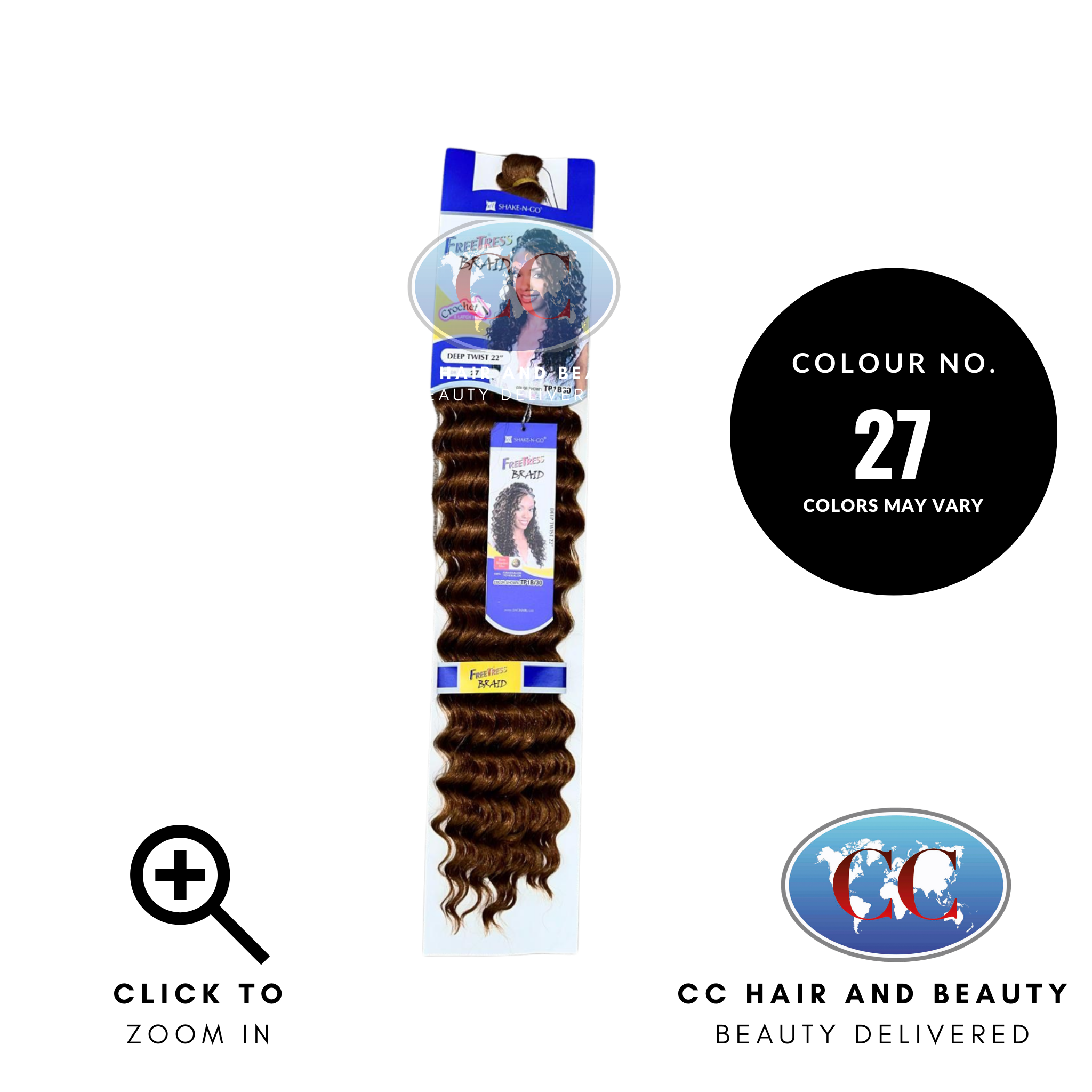 Freetress Synthetic Braid - Deep Twist 22"-colour 27