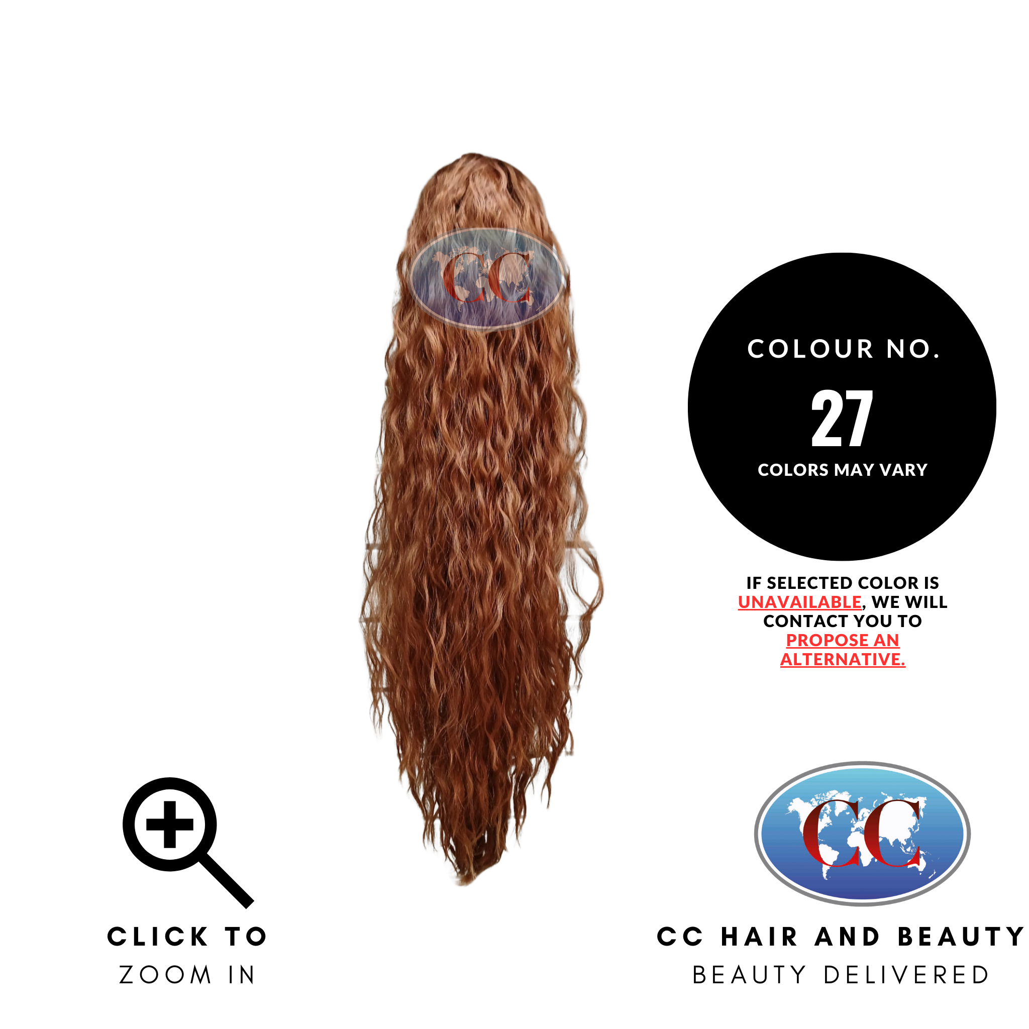 Janet Collection Ponytail -  Guava