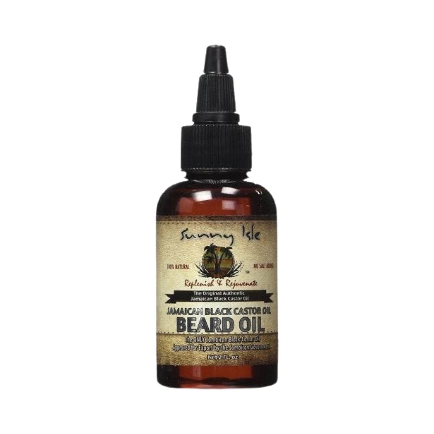 Sunny Isle Jamaican Black Castor Beard Oil - 2 Oz