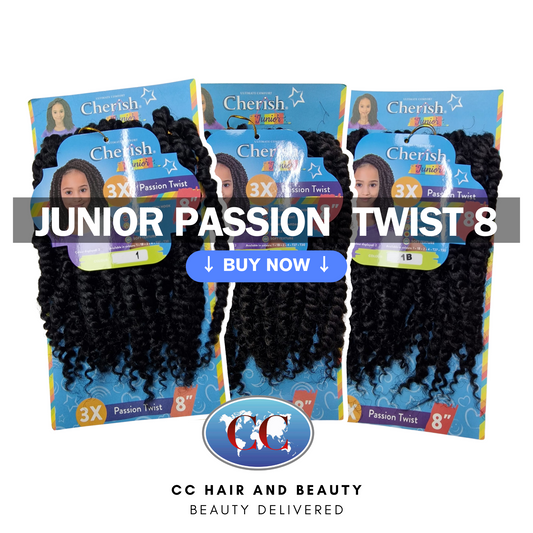 Cherish Synthetic Junior Kids Crochet Braid Hair - Passion Twist 8''