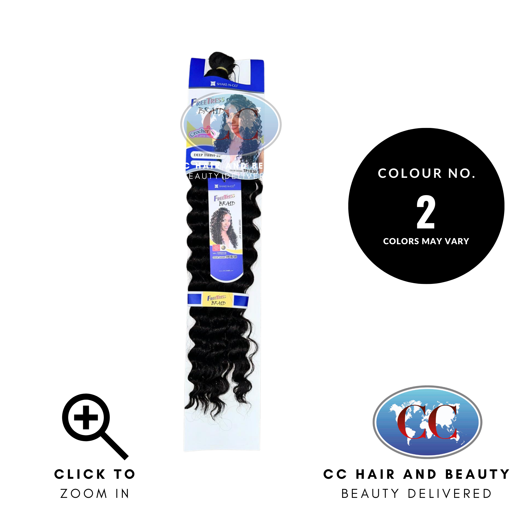 Freetress Synthetic Braid - Deep Twist 22"-colour 2
