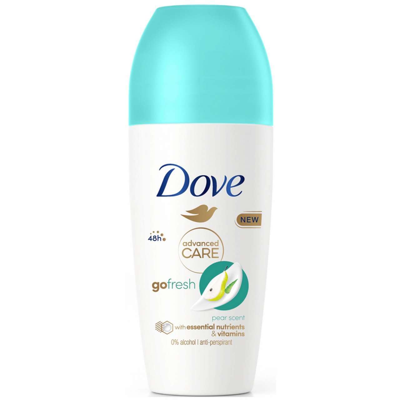 Dove Deodrant Roll - On Go Fresh Pear Scent 72 Hours 50ml