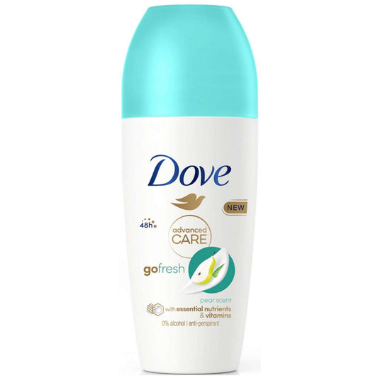 Dove Deodrant Roll - On Go Fresh Pear Scent 72 Hours 50ml
