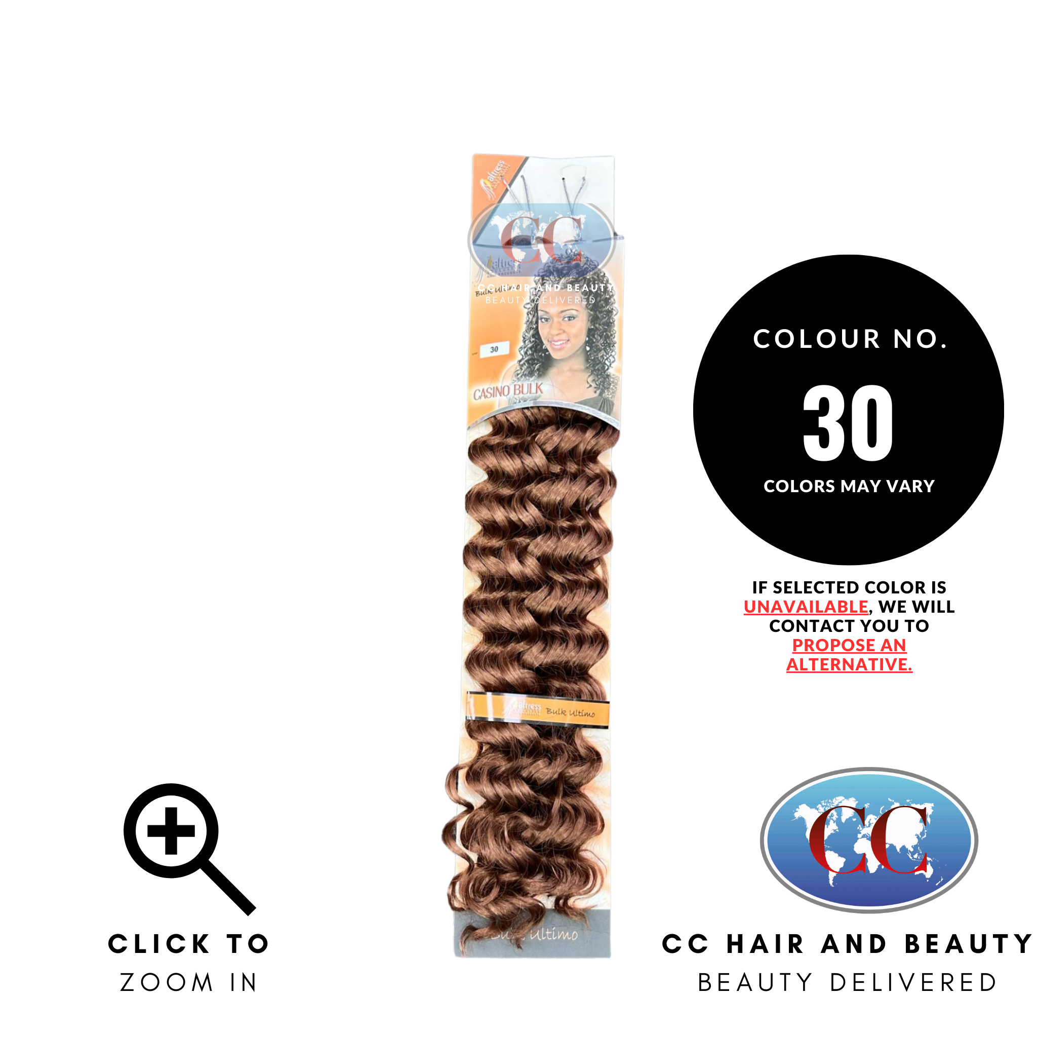 Aftress Casino Bulk Synthetic Hair Braiding- colour 30