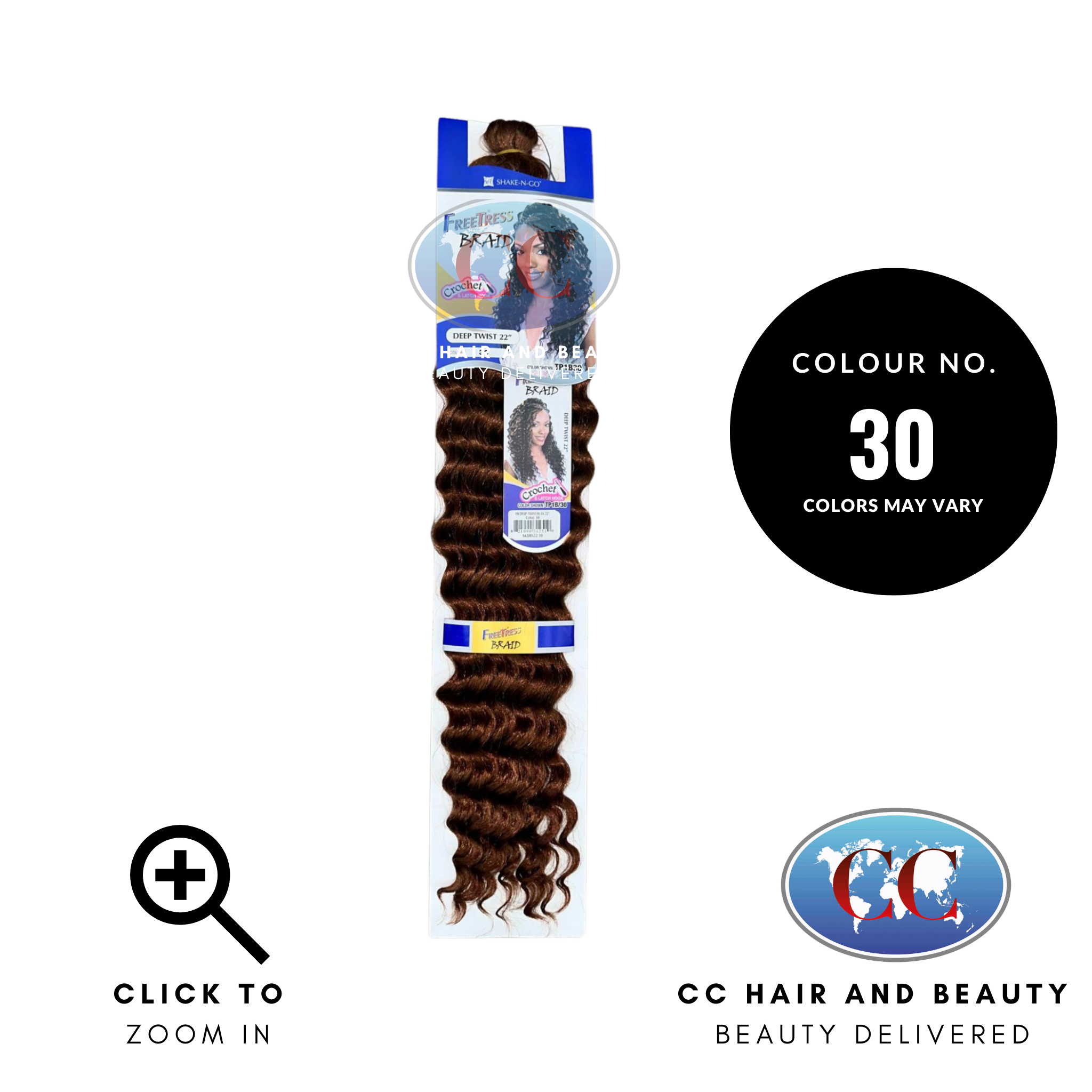 Freetress Synthetic Braid - Deep Twist 22"-colour 30
