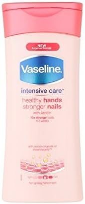 Vaseline Intensive Care Healthy Hand Stronger Nails NonGreasy Cream Lotion 200ml