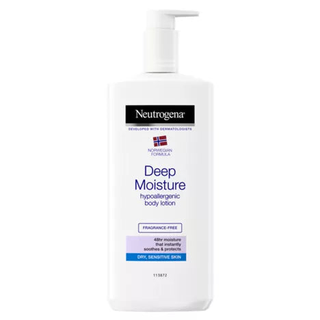 Johnson And Johnson Neutrogena Norwegian Formula Deep Moisture Hypoallergenic Body Lotion 400 Ml