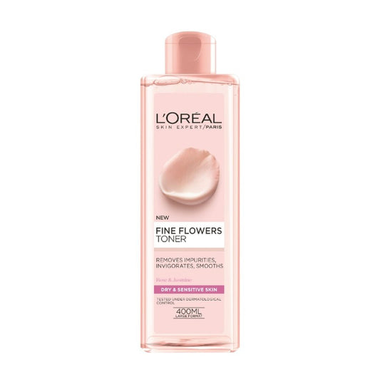 L'Oreal Paris Fine Flowers Toner Dry/Sensitive Skin 400ml