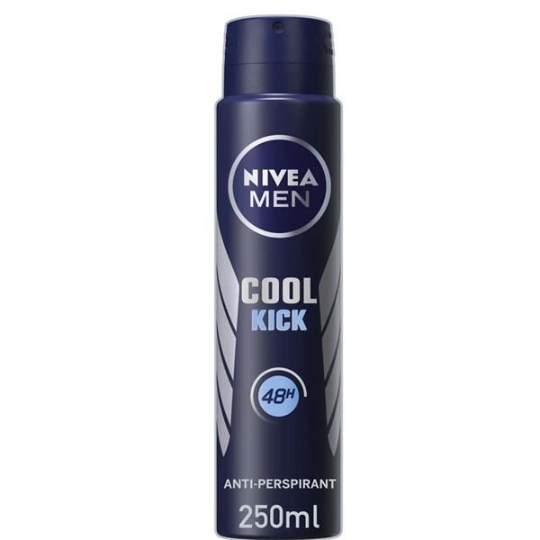 Nivea Men Deodorant Cool Kick Spray 250ml | Shop at CC Hair & Beauty UK