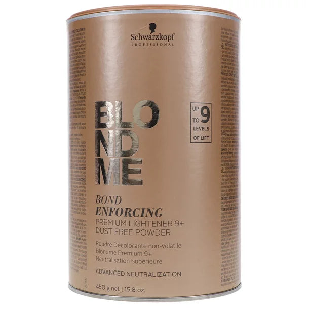 Schwarzkopf BlondMe Bond Enforcing Premium Lightener 9+ Dust Free Powder - 450g