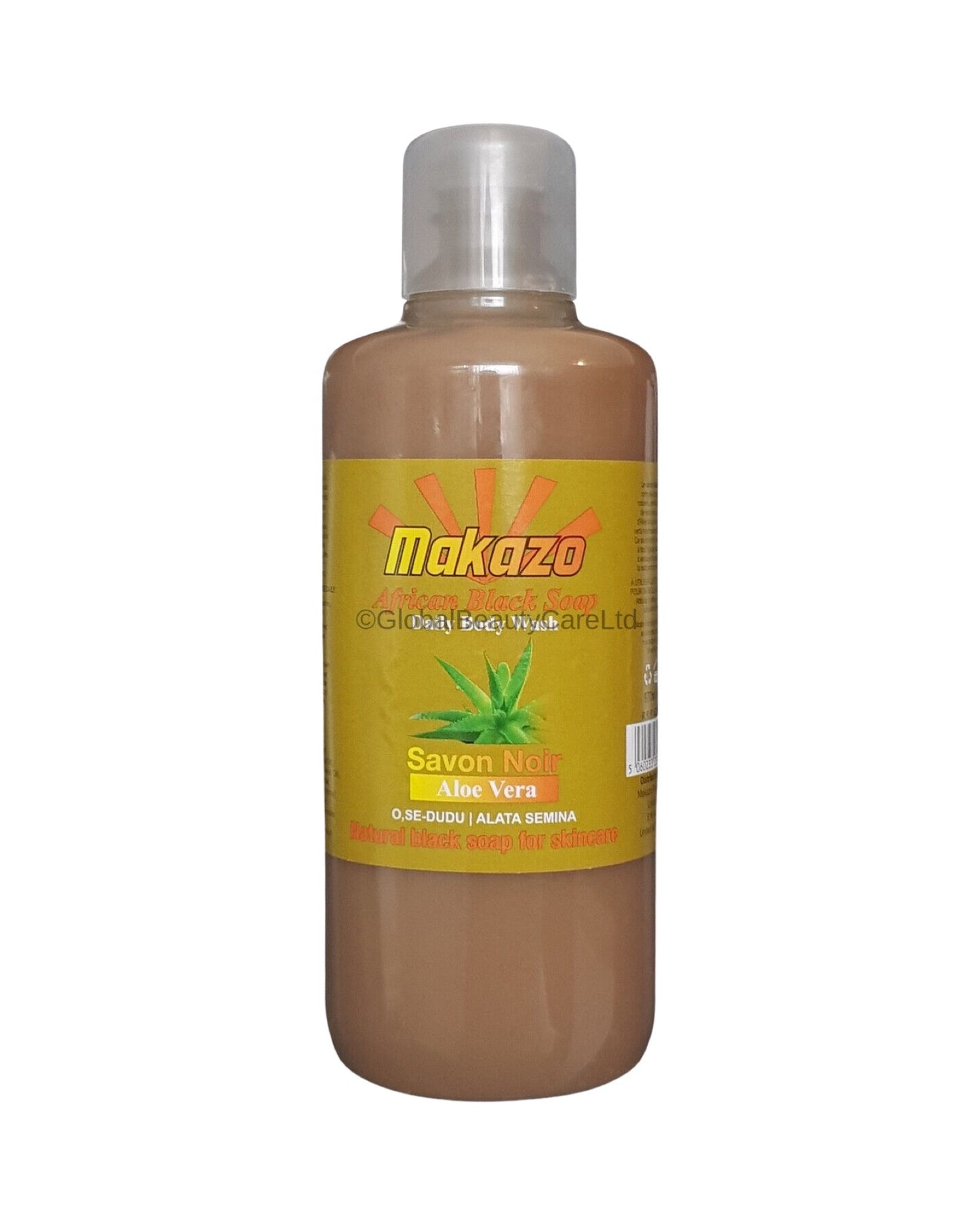 Makazo African Black Soap Daily Body Wash - ALOE VERA