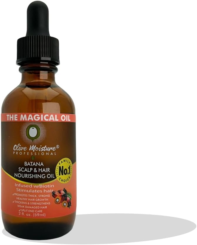 Olive Moisture Professional Batana Scalp and Hair Nourishing Oil 2OZ