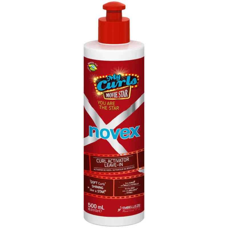 Novex My Curls Movie Star Shampoo/Conditioner/Leave In Curl Activator & Hair Mask 1kg Novex