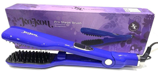 KoKou Pro Steam Brush Professional Hair Straighteners