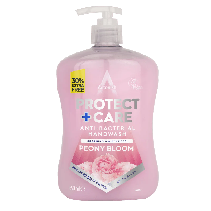 Astonish Protect + Care Anti-Bacterial Handwash 600ml