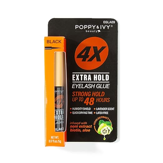 Absolute New York's Poppy and Ivy Tube Eyelash Adhesive - Black & Clear