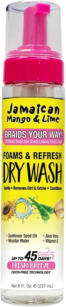 Jamaican Mango Lime Foams & Refresh Dry Wash - 8oz