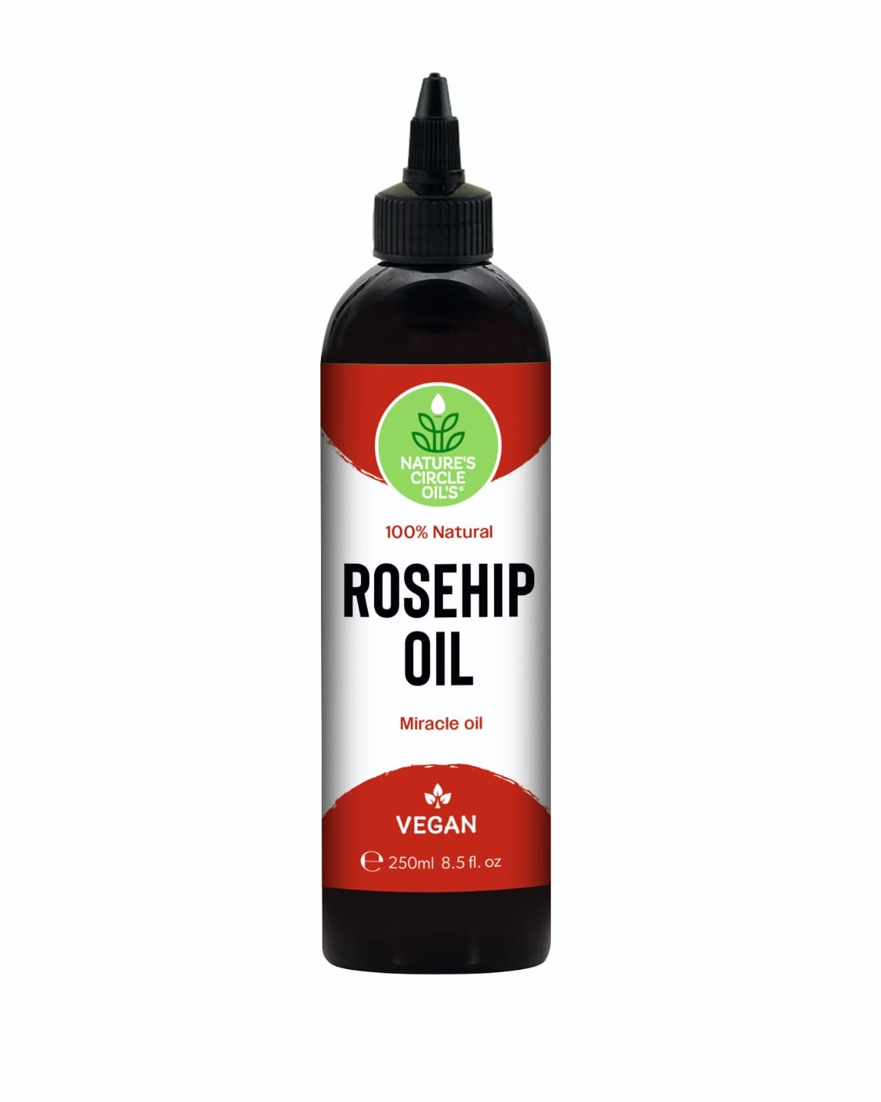 Natures Circle Oils Rosehip Oil 250ml / 8.5oz