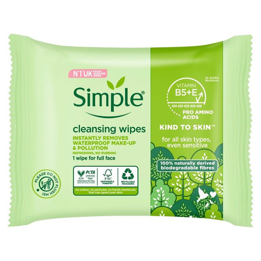 Simple Kind to Skin Cleansing Wipes