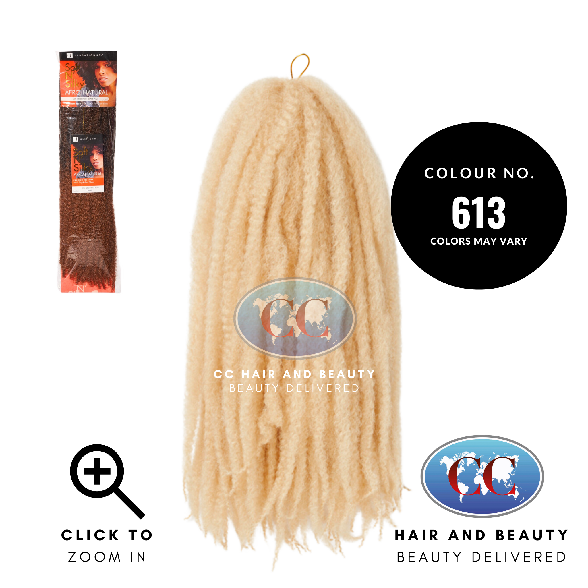Soft N Silky Afro Natural Twist Braid-Colour 613