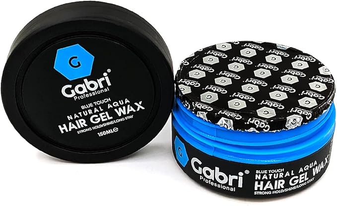 Gabri Professional Blue Touch Bubblegum Scented Natural Aqua Gel Hair Wax 150ml
