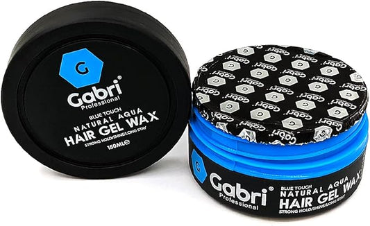 Gabri Professional Blue Touch Bubblegum Scented Natural Aqua Gel Hair Wax 150ml