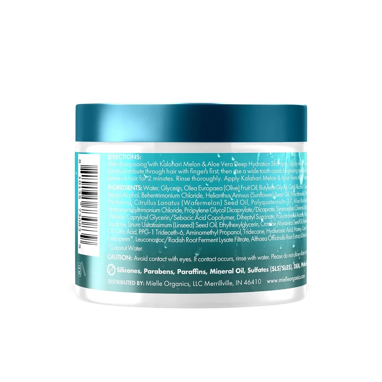 Mielle Organics 2-Minute Deep Conditioner Kalahari Melon & Aloe Vera Moisturizing Conditioner 12oz