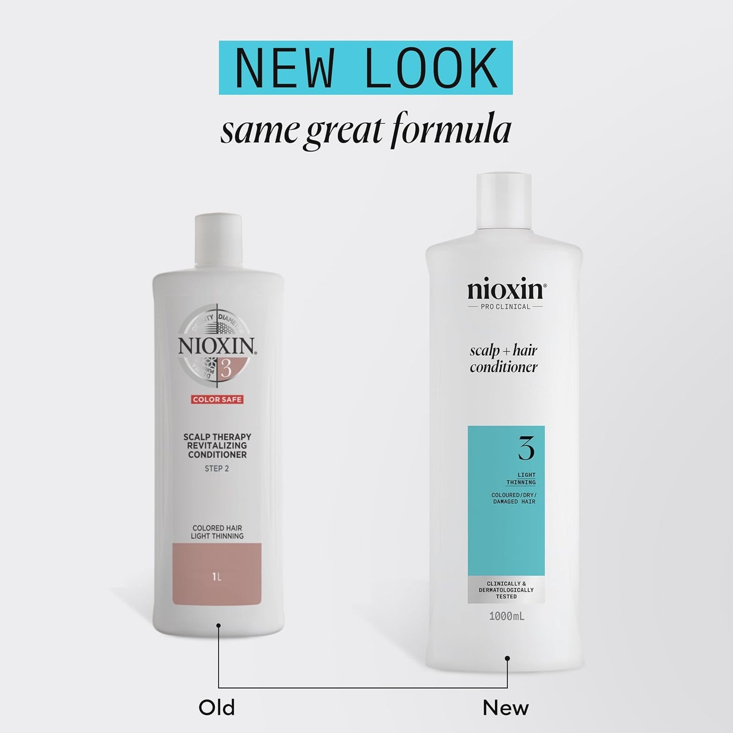 Nioxin System 3 Conditioner Hair Thickening System For Damaged Hair 1L