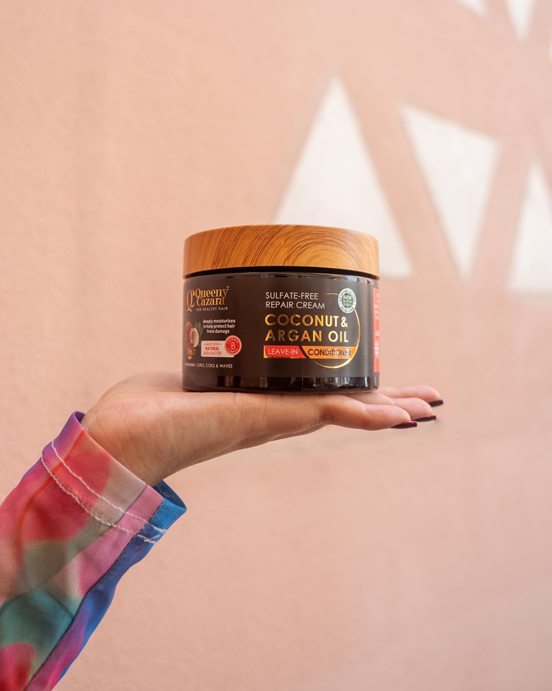 Queeny Cazara Sulfate-Free Repair Cream Coconut & Shea Butter Leave In Conditioner 300ml