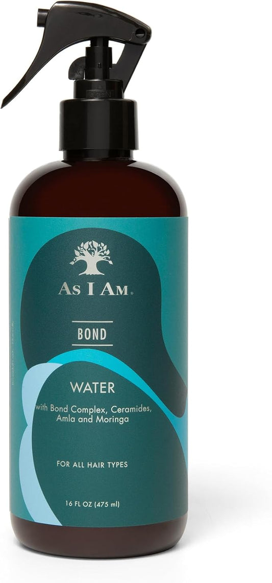 As I Am Bond Water- Rebuilds Bonds, Hydrates & Refreshes Curls 16oz